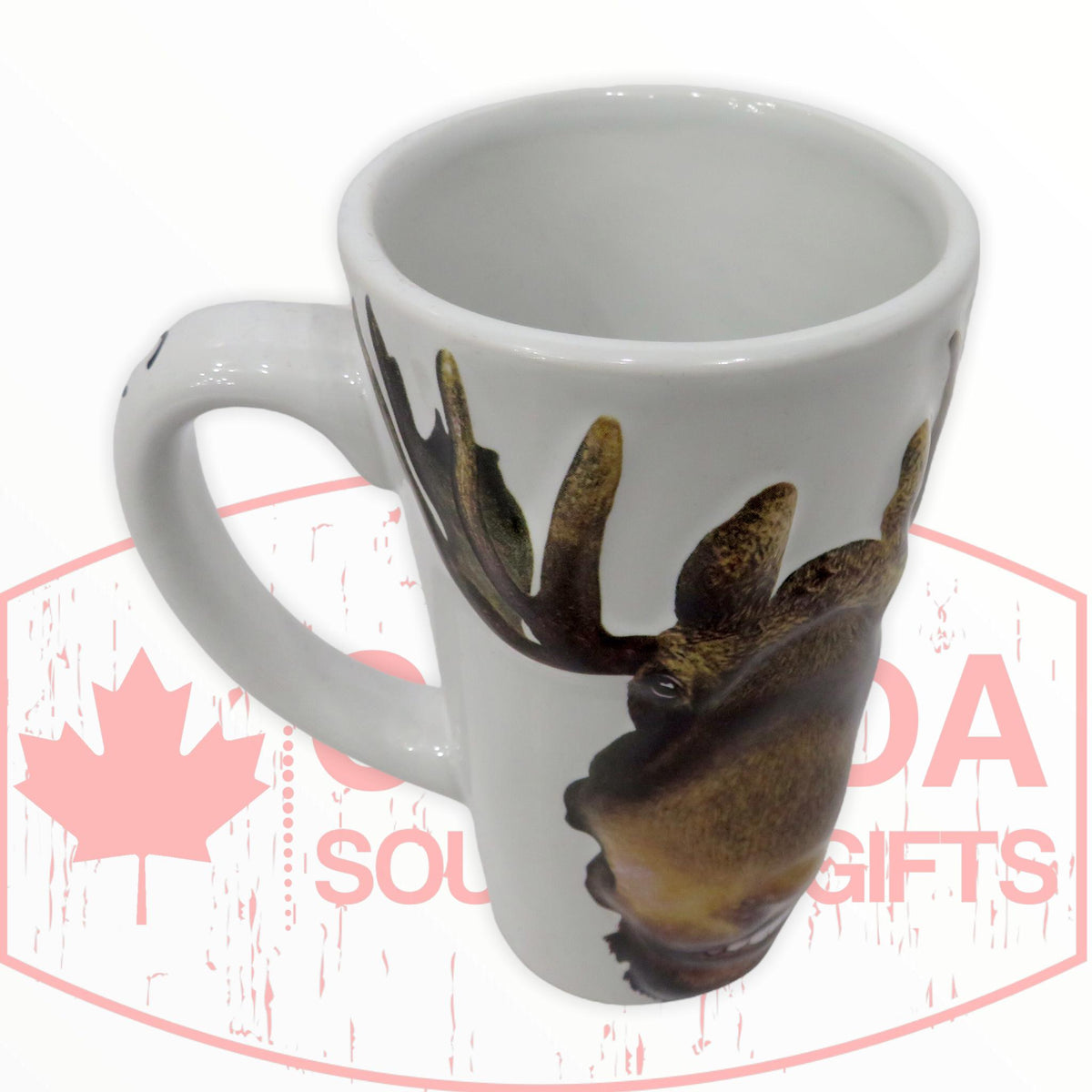Canada 3D I Moose Have My Coffee Mug w/ Canada Name Drop Milk Cup / Mu