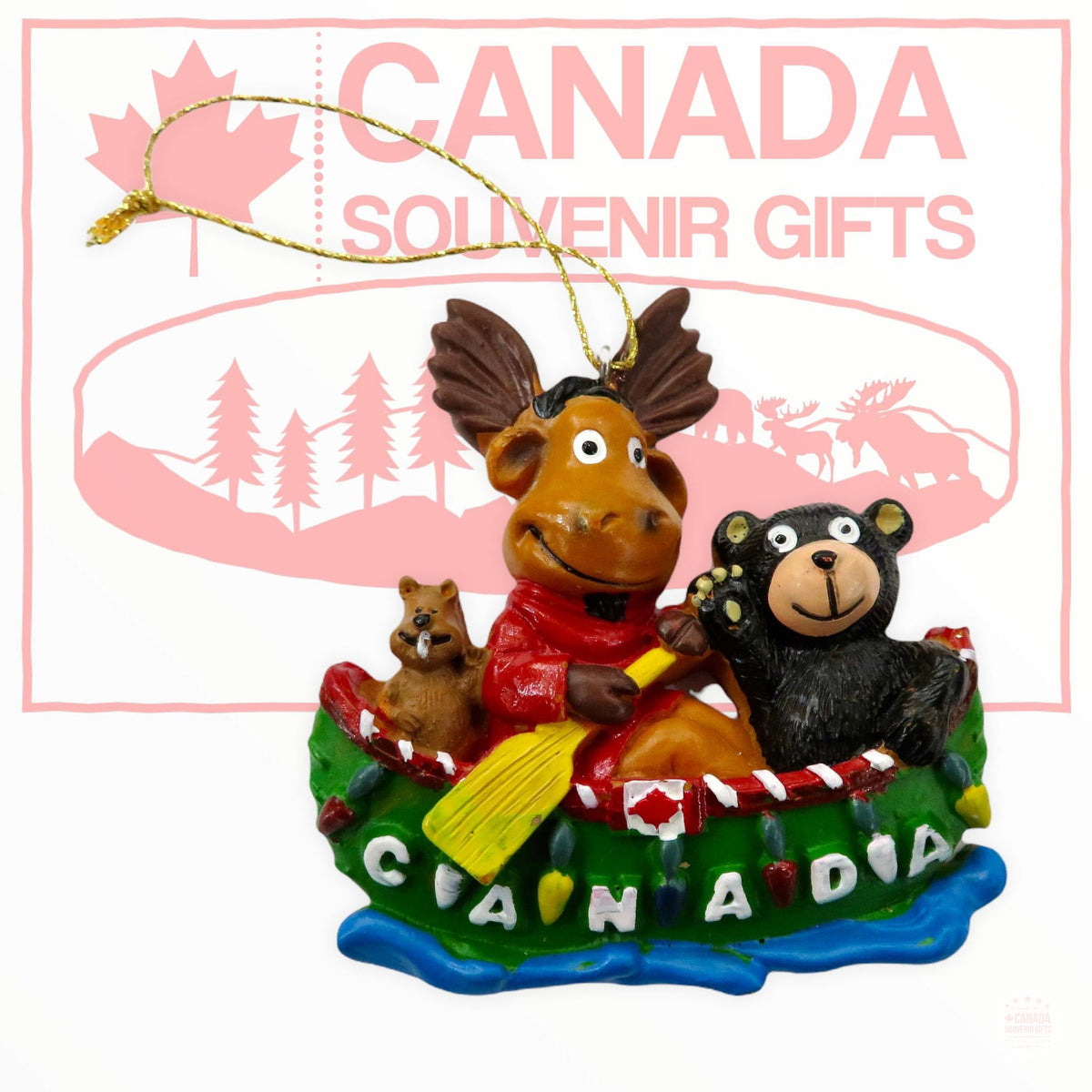 Shop Personalized Christmas Moose Ornament