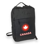 CANADA BLACK BACKPACK W/ USB CABLE FOR YOUR PORTABLE DEVICE