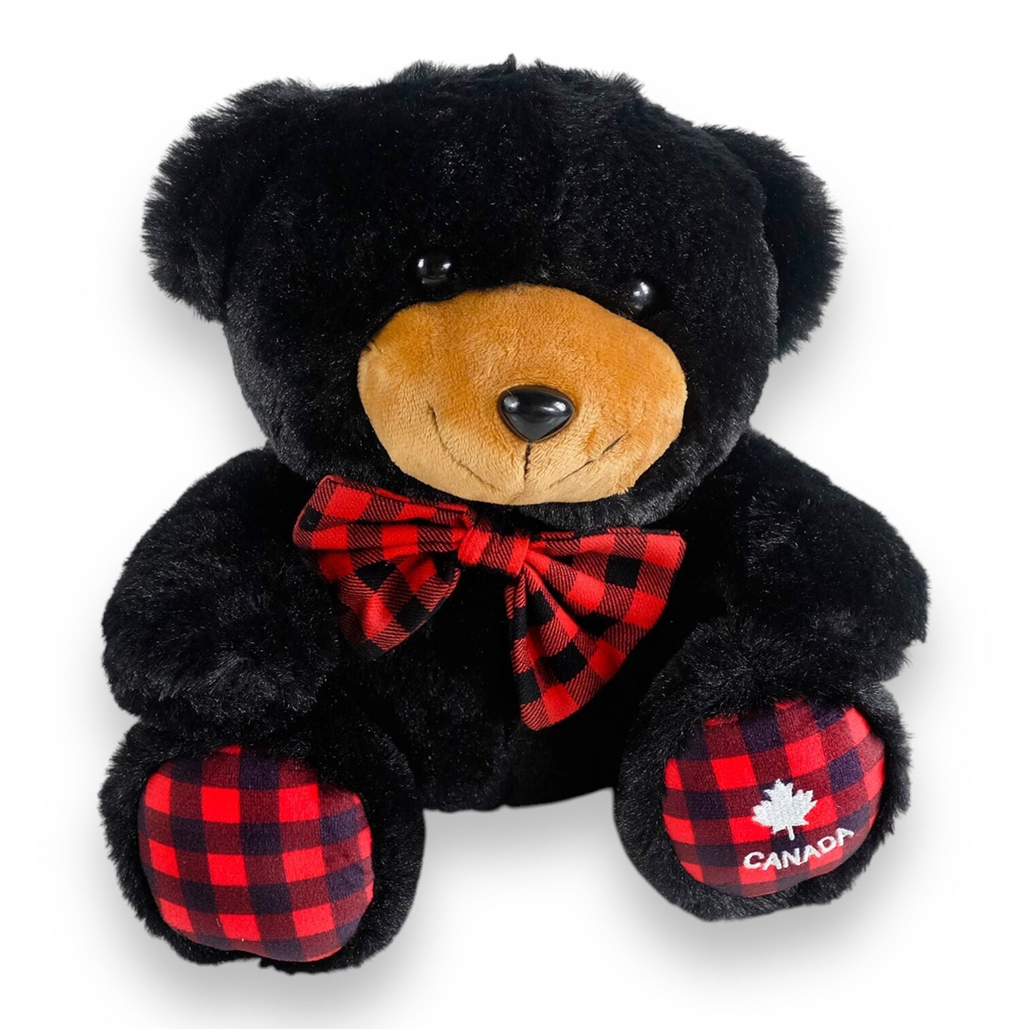 CANADA BLACK BEAR w/BOW TIE Plush 10" STUFFED ANIMAL