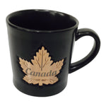 CANADA COPPER PLATE MAPLE LEAF Mug - Embossed 3D Metal Maple Leaf Themed Design - Large 18oz Coffee Cup