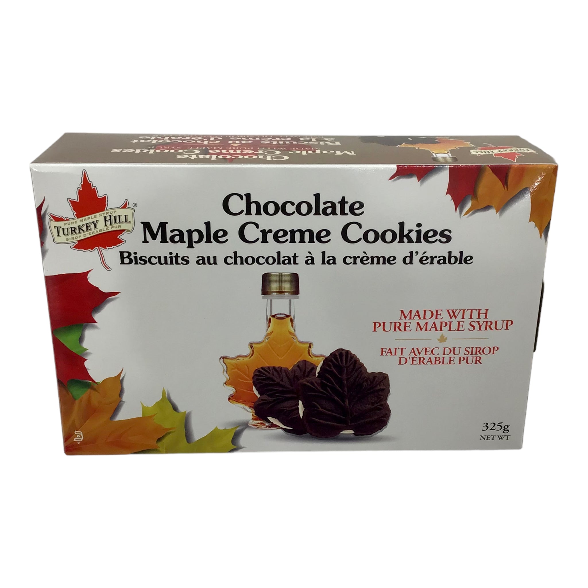 CANADA MAPLE SYRUP CHOCOLATE CREAM COOKIES 325g Package