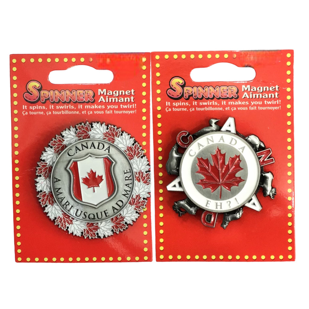 CANADA SPINNER MAGNETS | It Spins - It Swirls - It Makes You Twirl!