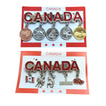 Canada Charm Fridge Magnet - Coins Charm - Moose, Flag, Map Charms