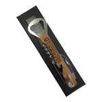 Canada Engraved High Quality Wooden Handle Wine Bottle Opener with Gift Box Beer Wood Bottle Opener Souvenir Gift