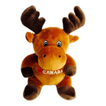 Canada Moose 10 inches Valved Toy | Soft Stuffed Animal with Canada Red Maple Leaf Design | Light-Weighted Stuffed Animals
