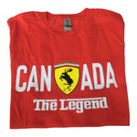 Canada Moose Ladies Cut Tee -  Canada Red T-shirt