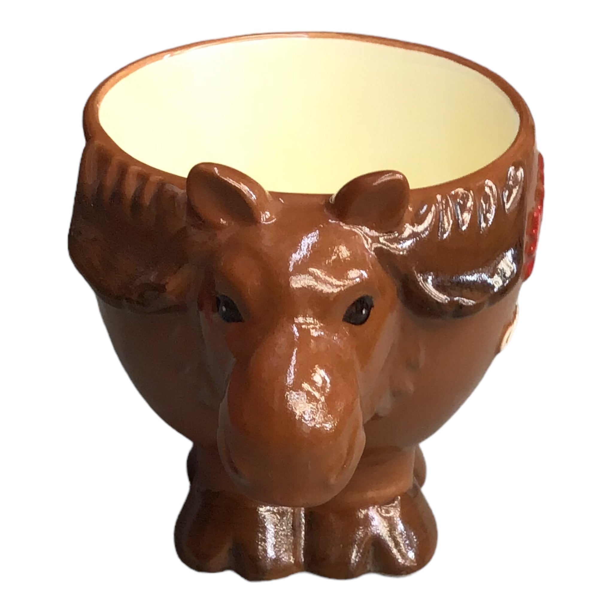 Canada Moose Shaped Mug with Red Maple Leaf