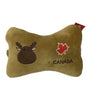 Canada Red Maple Leaf Car Headrest Pillow, Cartoon Car Neck Pillow, Comfortable Soft Car Seat Pillow, Head Rest Cushion, Universal Headrest Pillow for Travelling and Home Moose Theme