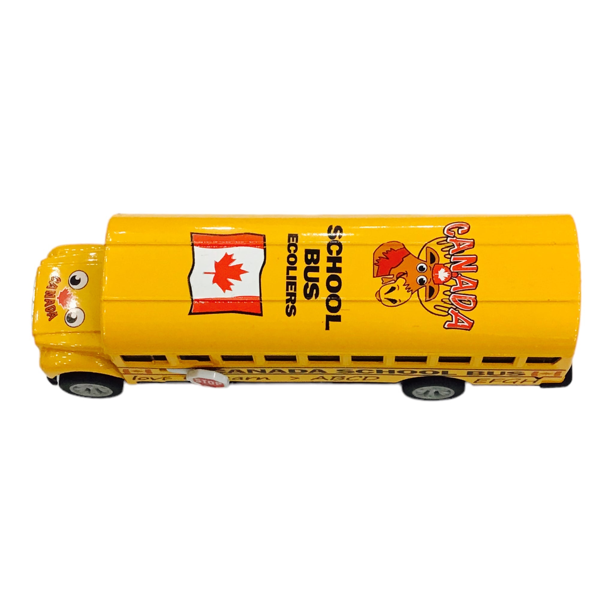 Canada School Bus Metal Diecast Truck Toys Collection