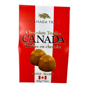 Canada True Maple Chocolate Truffles come individually wrapped in one attractive 204g gift box