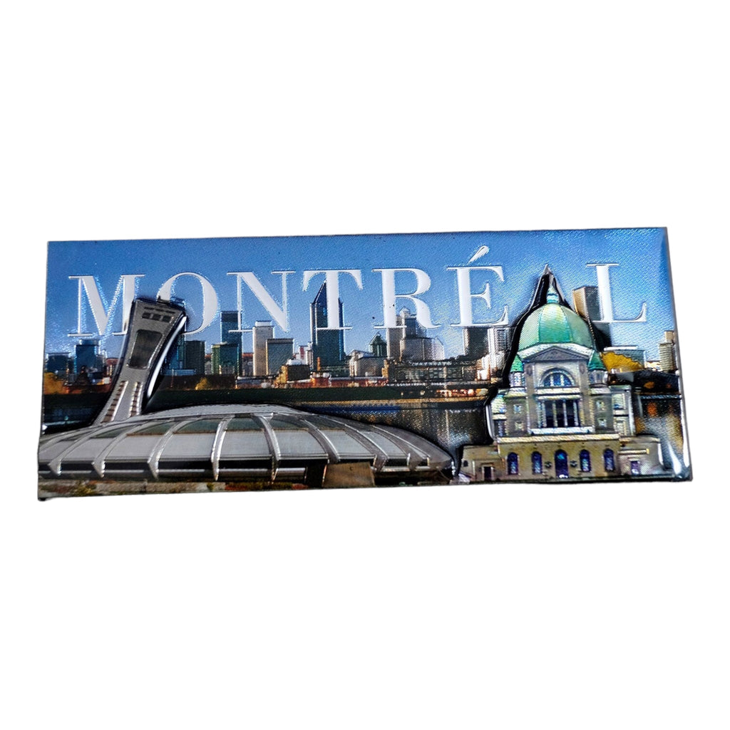 EPOXY 3D MONTRÉAL SKYLINE MAGNET