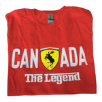 Ferrari Ladies Cut Tee -  Canada Red T-shirt