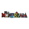 Fridge Magnet Montreal Scene Metal Aimant