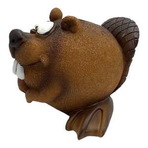 Funny Beaver Money Bank (Brown) Unbreakable Piggy Bank | Money Box Coin Bank | Plastic Saving Coin Box | Super Soft Stuffed Animal Money Bank Savings Storage for Boys, Girls & Little Kids