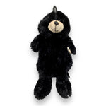 KIDS BACKPACK BLACK TEDDY BEAR PLUSH CANADA SOUVENIR BELT BACKPACK