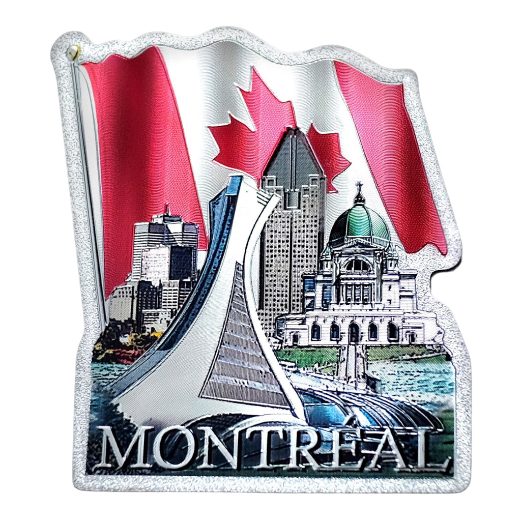 MAGNET - MONTREAL SKYLINE VINTAGE FRIDGE MAGNET