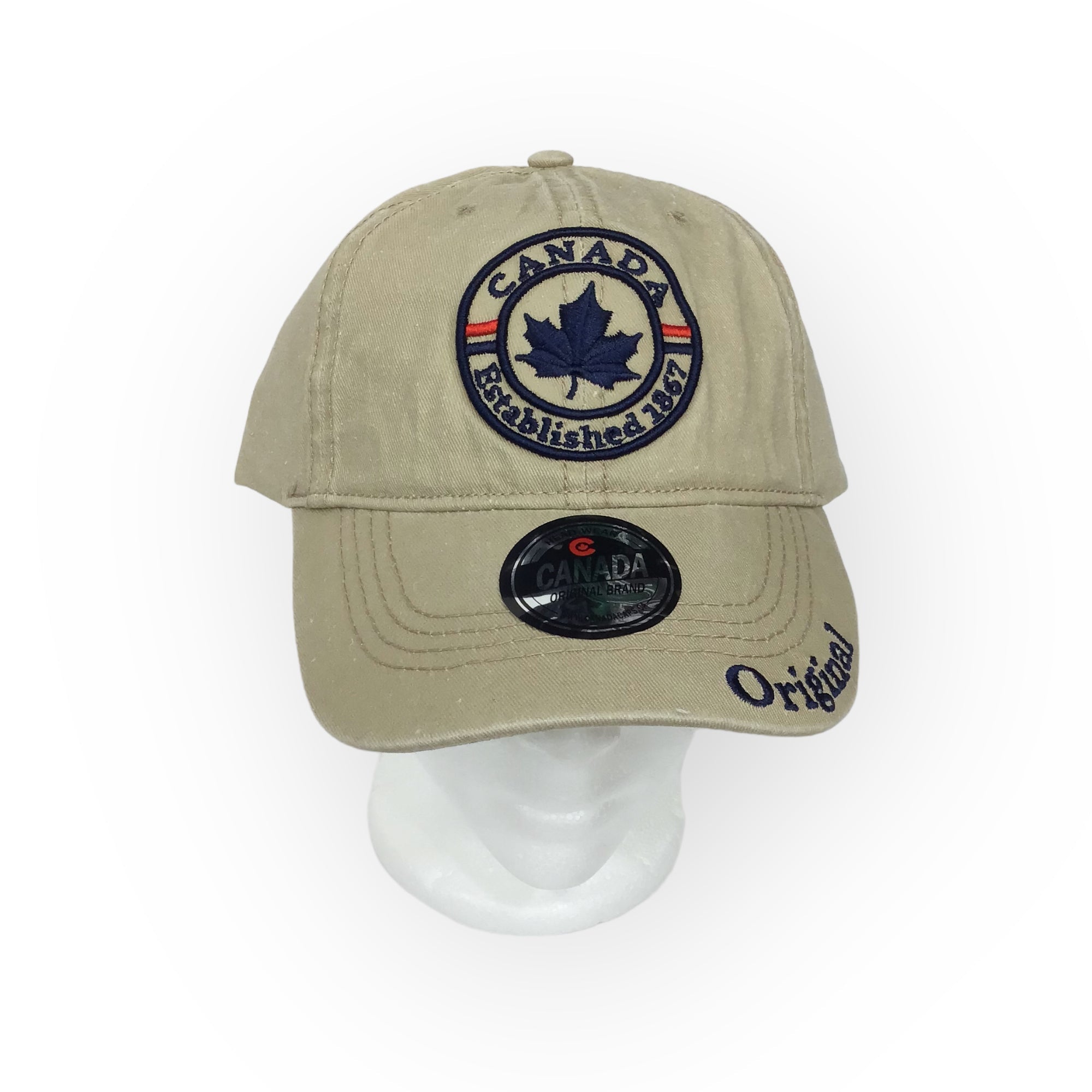 MAPLE LEAF THEME BASEBALL CAP ADJUSTABLE CANADA HAT