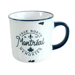 MONTREAL - CANADA 11oz BLUE PRINT MUG - TEA/COFFEE CUP