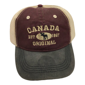 MONTRÉAL CANADA EST. 1642 EMBROIDERY BASEBALL CAP W/ MESH