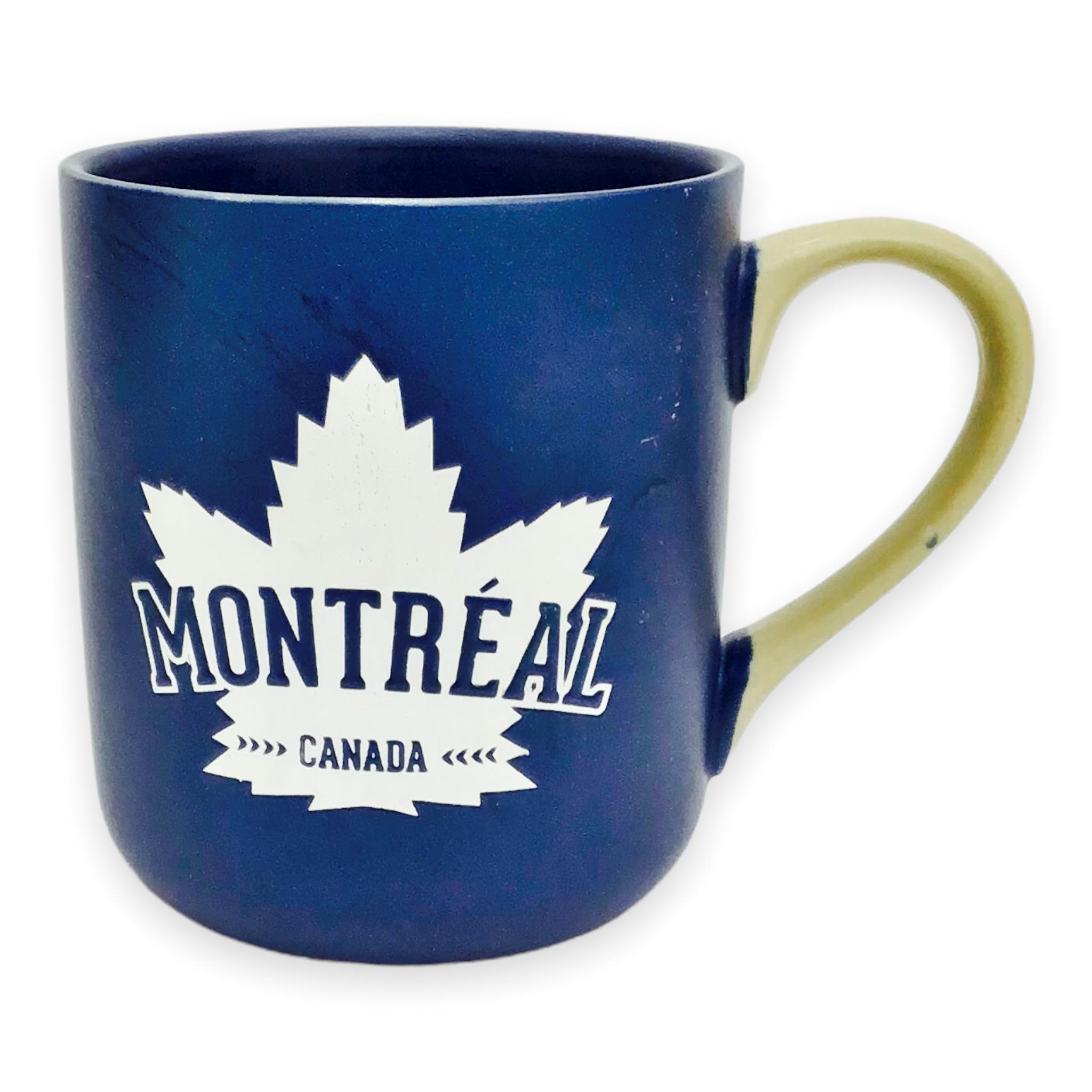 Montréal Canada Maple Leaf Coffee Mug, 18oz – Ceramic Coffee Mug  – This Mug Makes a Great Gift – Tea Cup