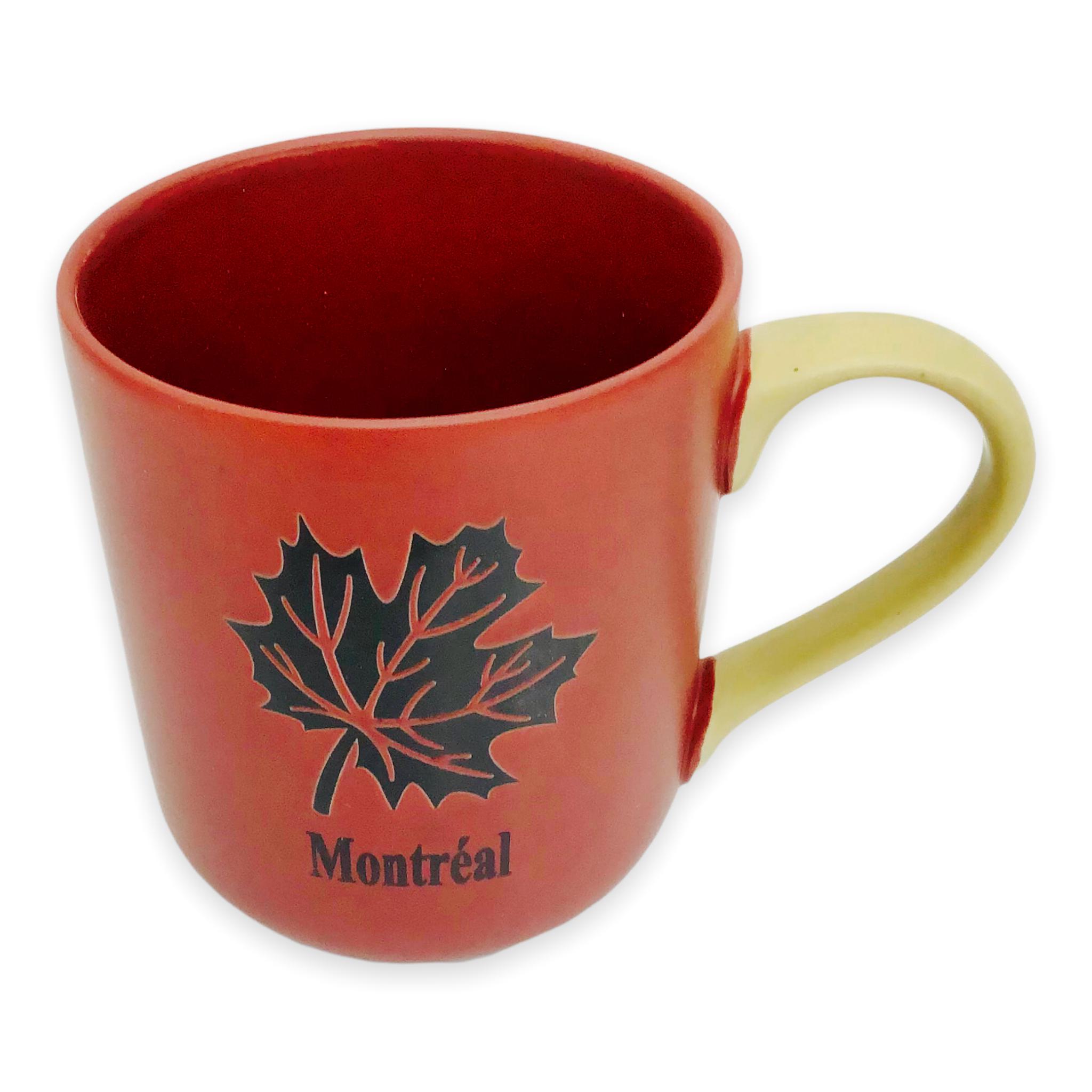 Montréal Maple Leaf Coffee Mug, 18oz – Ceramic Coffee Mug