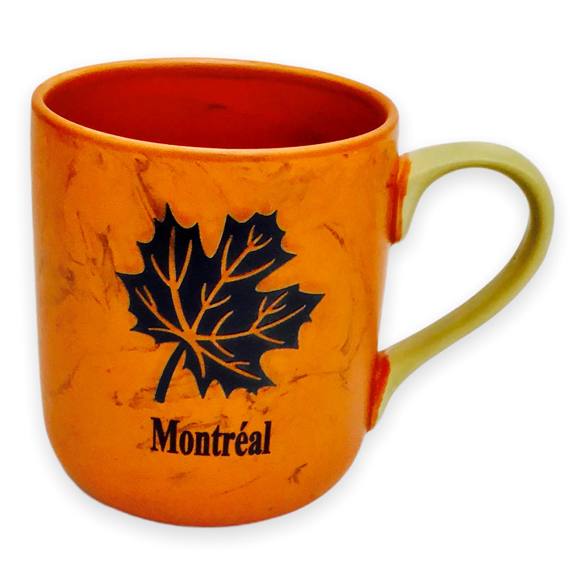 Montréal Maple Leaf Coffee Mug, 18oz – Ceramic Coffee Mug