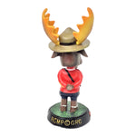 RCMP Handmade Bobblehead - Officer Moose Bobble Head Mountie Moose 5 inches