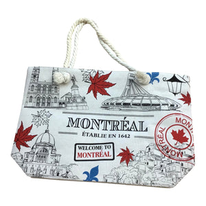 Shopping Bag Montreal Iconic Landmark Beach Bag