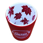 Shot Glass Canada Red Leaf Ceramic Whiskey Shooter 1.5oz