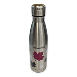 Special Montreal Edition Stainless Steel Classic Double Wall Water Bottle, 17oz Blue with Maple Leaf