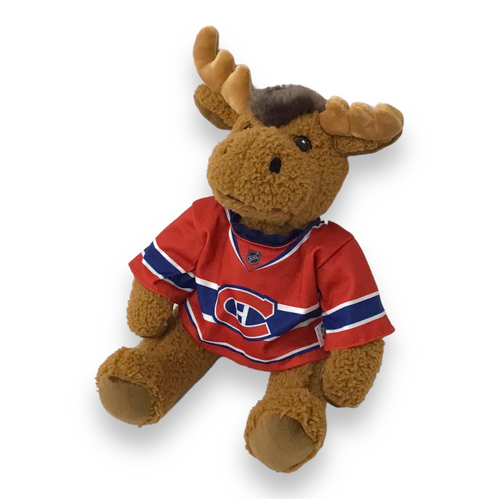 Stuffed Animal Hockey Plush 10-inches Curly Critter Moose - Montreal Canadiens