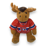 Stuffed Animal Hockey Plush 10-inches Curly Critter Moose - Montreal Canadiens