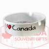 Ashtray I Love Canada | 4" D Ceramic Canada Themed Design W/ Box