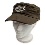 Ball Cap Quebec Kaki Army Style Embroidered Hat