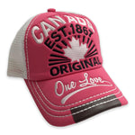 Baseball Cap Canada One Love Est. 1867 Original Adjustable Mesh Hat