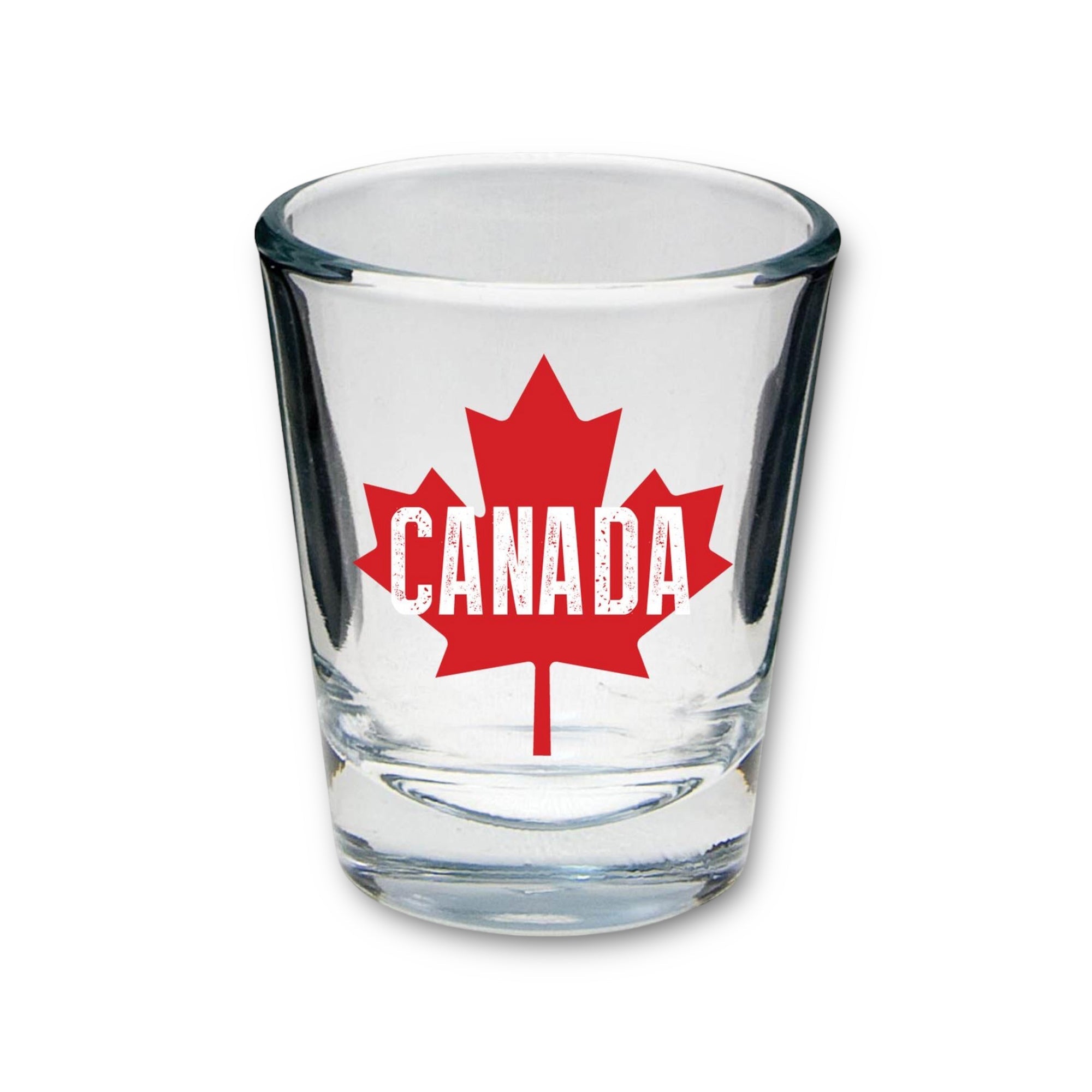 CANADA MAPLE LEAF SHOT GLASS