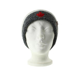 CHARCOAL MIXED CANADA ADULT FAUX SHEARLING LINED WINTER HAT