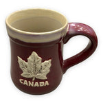 COFFEE MUG LARGE SIZE 22OZ CANADA MAPLE LEAF EMBOSSED COFFEE CUP