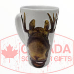 Canada 3D I Moose Have My Coffee Mug w/ Canada Name Drop Milk Cup / Mug 14oz