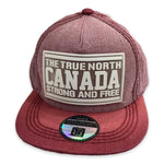 Canada Baseball Cap The True North Strong & Free Adjustable Hat