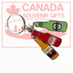 Canada Beer Bottles Keychain
