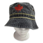 Canada Bucket Hat. Maple Leaf Embroidery Hat
