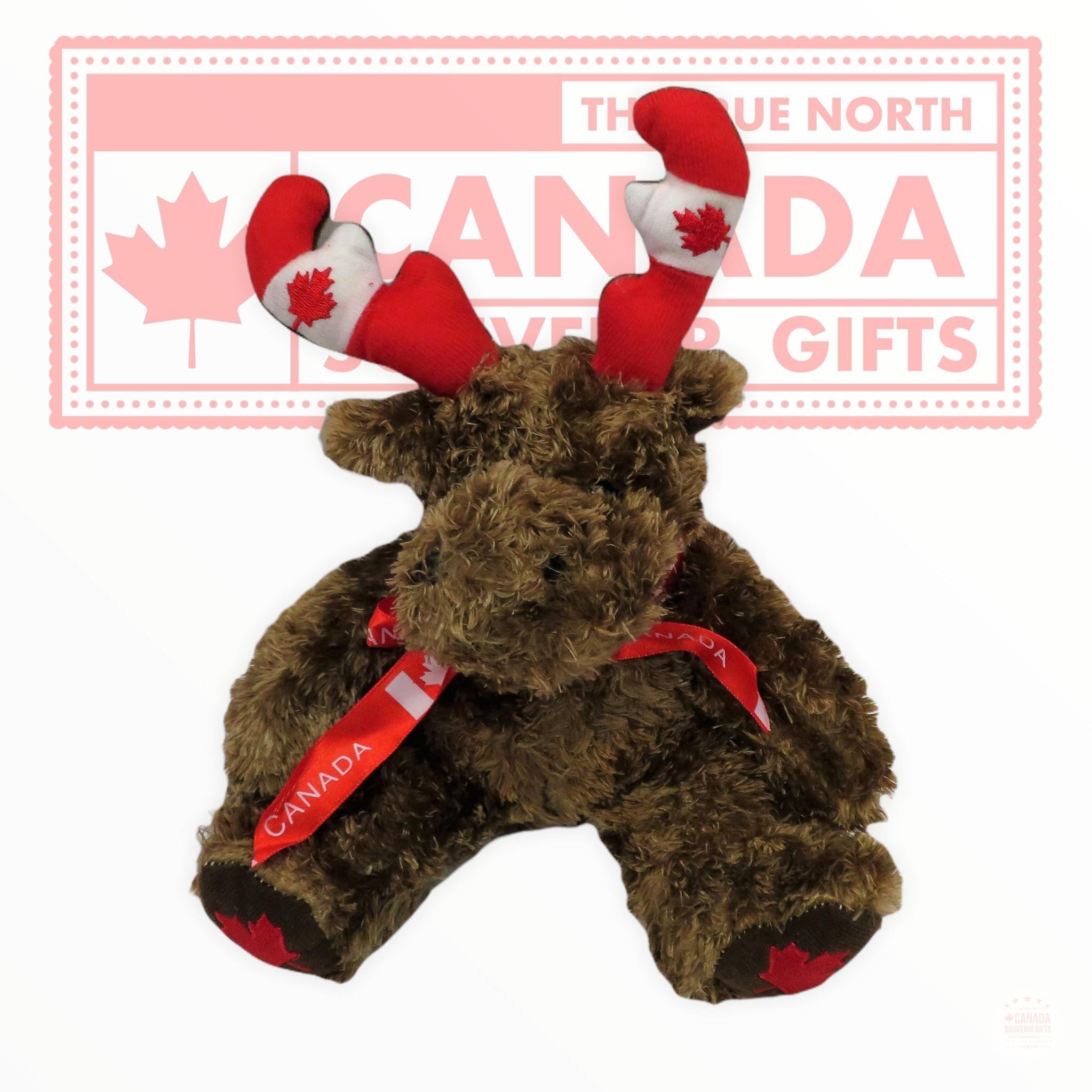 Canada Country Flag Plush Moose Toy Premium Quality Gift for your Loved Ones on any occasion