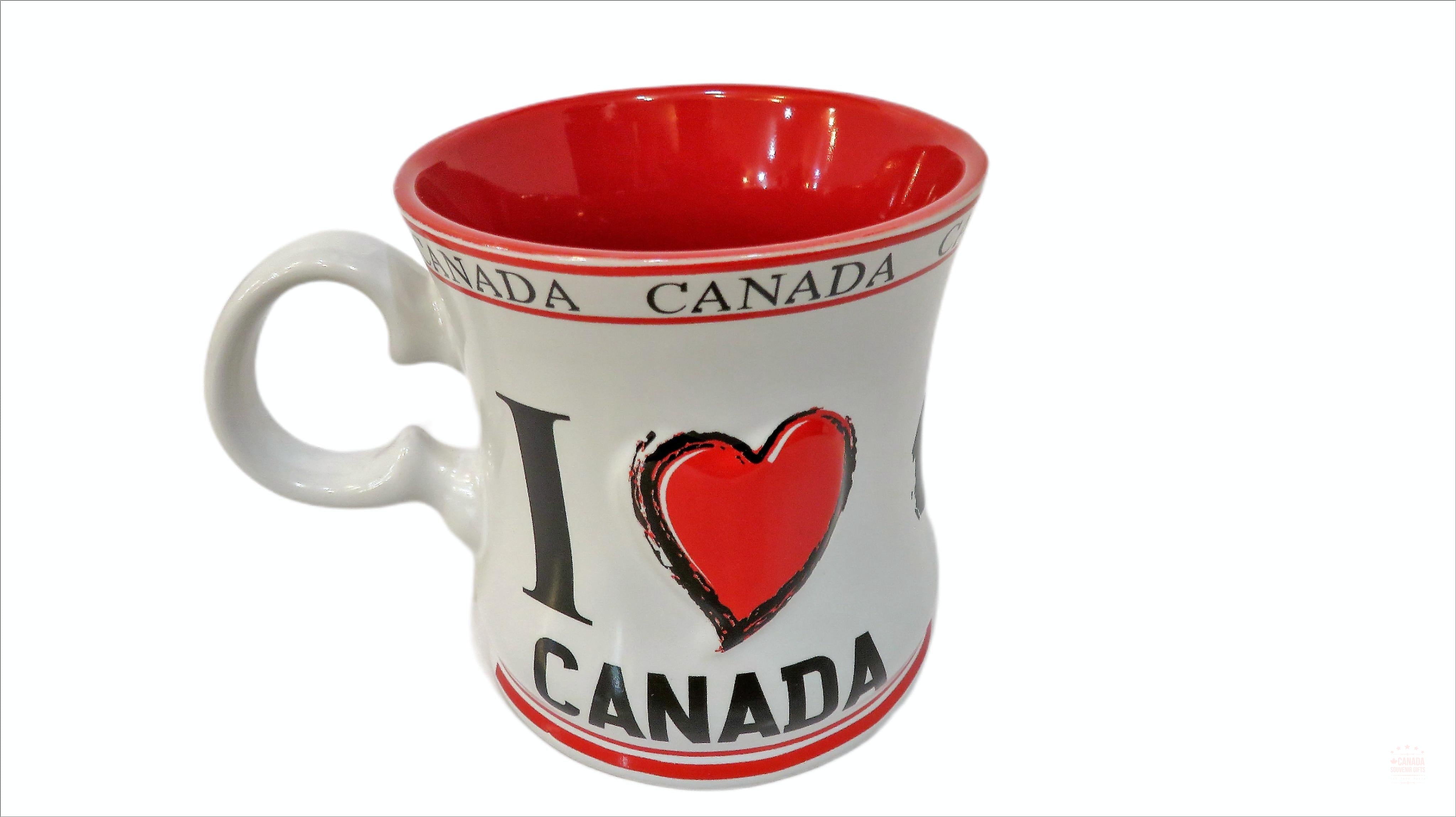 Canada Flag & Map of Canada Ceramic Coffee Mug | Cider, Hot Chocolate, Tea Cup for Camping, Traveling | Perfect Gift for Your Loved one