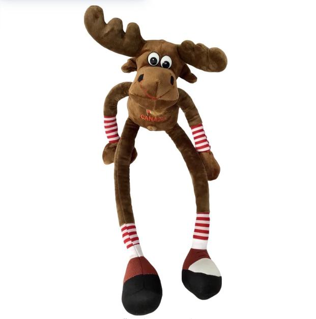 Canada Funny Moose 60cm with Extra Long Legs and Long Hands Stuffed