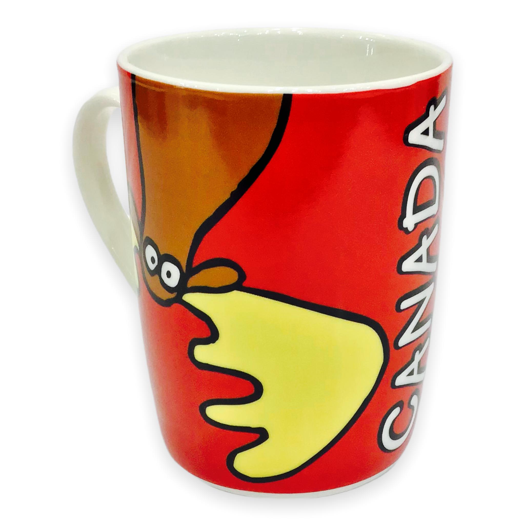 Canada Goofy Moose Coffee Mug 13oz Cup
