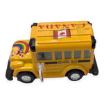 Canada Mini School Bus Rainbow 🌈 Hood Metal Die Cast Souvenir Toys Collection