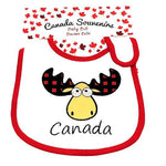 Canada Moose Baby Bib & Montreal Maple Leaf Baby Socks Souvenir Gifts