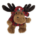 Canada Moose Stuffed Animal with Red Green Plaid Sweater & Hat 10” Plush Toy